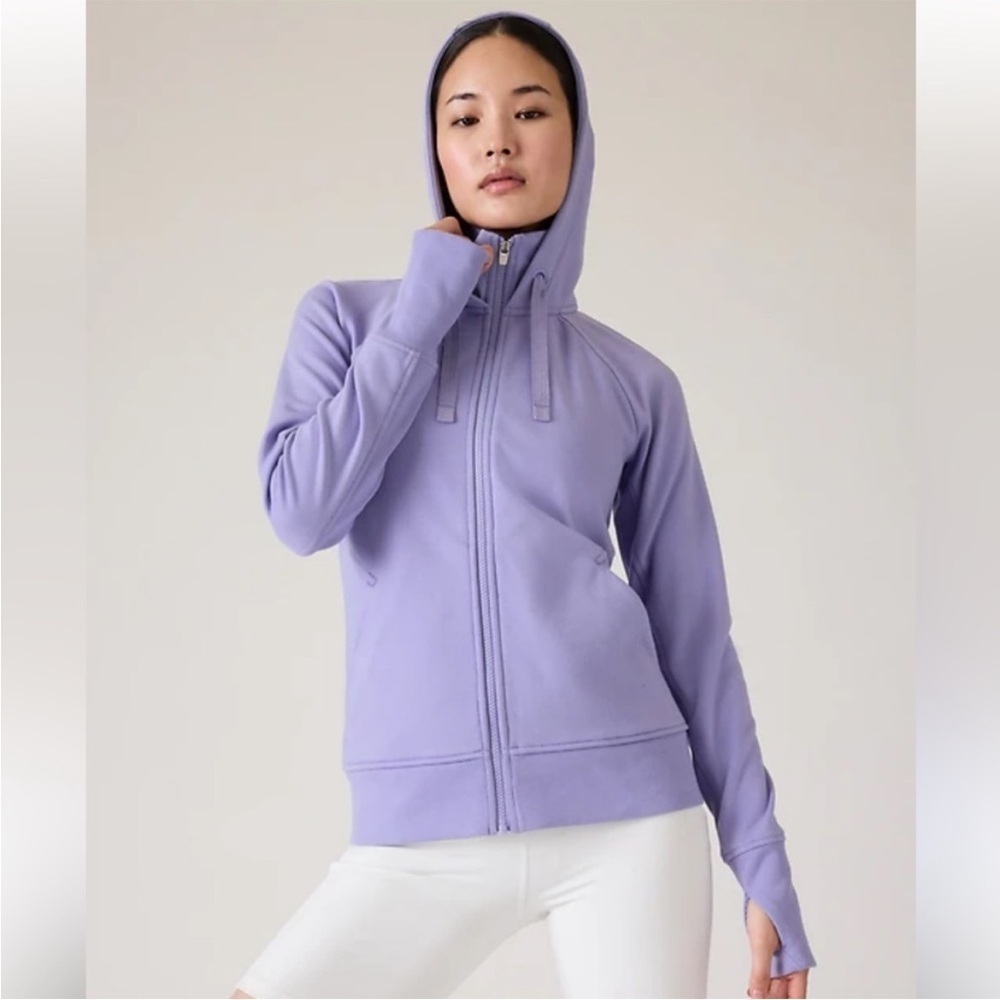 Athleta Triumph Hoodie in Aurora Purple Medium